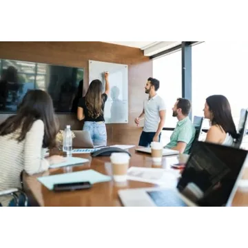 Durable Glass Magnetic Dry Erase Board - 3'x2' Frameless