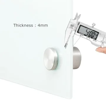 Durable Glass Magnetic Dry Erase Board - 3'x2' Frameless