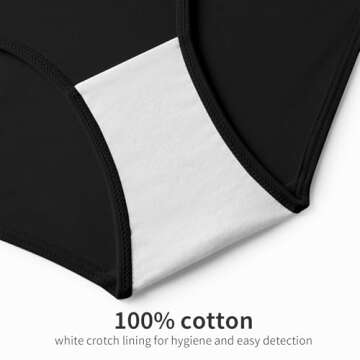 Angelhood 6 Pack Womens Cotton Maternity Underwear,Healthy Maternity Pregnancy Panties Postpartum Mother Under Bump Underwear Small