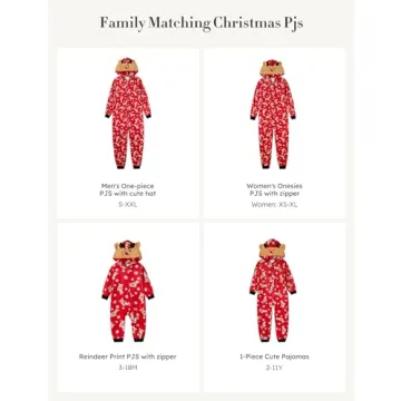 PATPAT Family Christmas Pajamas Matching Set for Everyone
