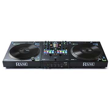 RANE DJ SEVENTY-TWO – Two-Channel Mixer with Solid Steel Construction, MAG Three Contactless Faders, 4.3-Inch Touchscreen, Dual Flex FX Engines and Dual USB Connections for Seamless Handoffs