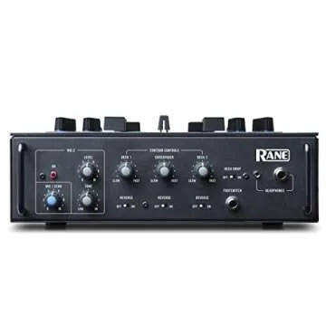 RANE DJ SEVENTY-TWO – Two-Channel Mixer with Solid Steel Construction, MAG Three Contactless Faders, 4.3-Inch Touchscreen, Dual Flex FX Engines and Dual USB Connections for Seamless Handoffs