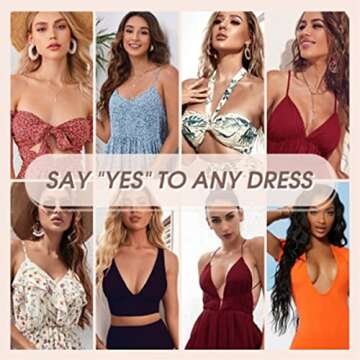 Auteek Boob Tape, Sweat Resistant Breast Lift Tape, Boobtape for All Breasts A-DD, Instant Push Up Fashion Tape Kinesiology Tape Body Tape, with 10 pcs Satin Petals Breast Cover Brown…