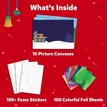 Foil Fun Holiday Magic Craft Kit for Kids 4-9