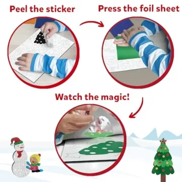 Foil Fun Holiday Magic Craft Kit for Kids 4-9