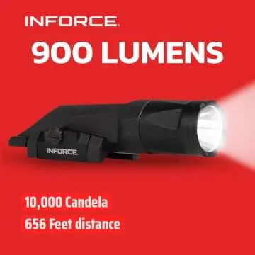 Inforce WMLx White/IR Gen 3 Light - 900 Lumens Durable