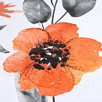 LIVILAN Floral Shower Curtains for Stylish Bathrooms