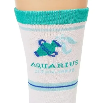 Zodaca Aquarius Socks - Unisex Zodiac Socks for Gifts