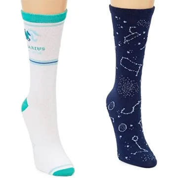 Zodaca Aquarius Socks - Unisex Zodiac Socks for Gifts