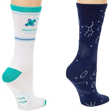 Zodaca Aquarius Socks - Unisex Zodiac Socks for Gifts