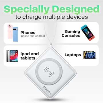 PWR Travel PRO 5-in-1 Power Bank for Fast Charging