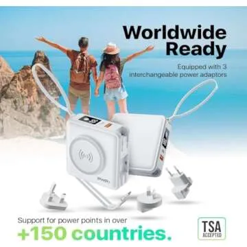 PWR Travel PRO 5-in-1 Power Bank for Fast Charging