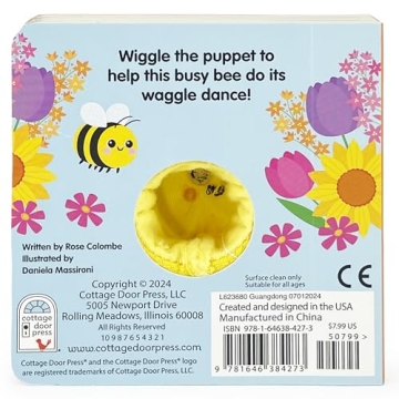Engaging Busy Bee Finger Puppet Book for Toddlers