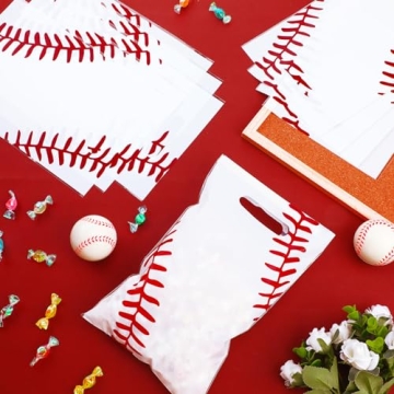 Yeaqee 50 Baseball Gift Bags - Perfect for Parties