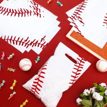 Yeaqee 50 Baseball Gift Bags - Perfect for Parties