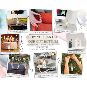 Anniversary Present for Her & Him, Valentines Day Romantic Gift to Boyfriend Girlfriend, Message I Love You Gifts Wife Husband (Heart - You're Still the Best Decision I Ever Made, Gift Bottle)