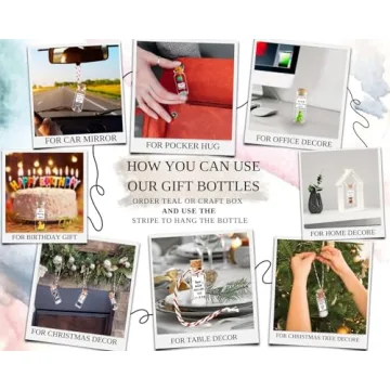 Anniversary Present for Her & Him, Valentines Day Romantic Gift to Boyfriend Girlfriend, Message I Love You Gifts Wife Husband (Heart - You're Still the Best Decision I Ever Made, Gift Bottle)