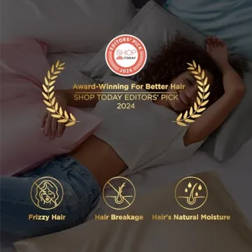 Bedsure Satin Pillowcase Set of 2 King Size for Hair and Skin