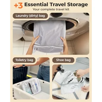 BAGSMART Rechargeable Wireless Pump Storage Bags Set