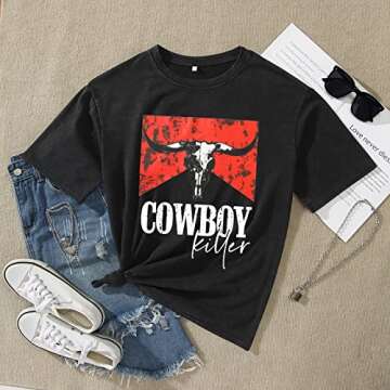 Cowboy Killer Vintage Rodeo T-Shirt for Women