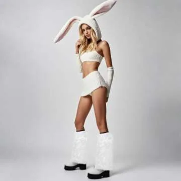 Barelove Winter Faux Fur Leg Warmers for Women