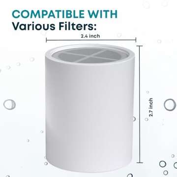 AquaHomeGroup 20-Stage Shower Filter Cartridge 4-Pack