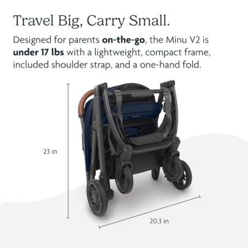 UPPAbaby Minu V2 Travel Stroller: Lightweight & Functional
