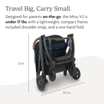 UPPAbaby Minu V2 Travel Stroller: Lightweight & Functional