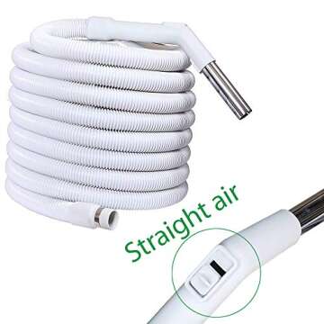 OVO Powerful Central Vacuum System, 550 Air Watts & 30ft Kit