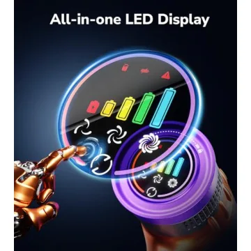 Cordless Vacuum Cleaner with Power Suction and Touch Screen