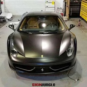 Avery Satin Black Vinyl Car Wrap Film 5ft x 15ft