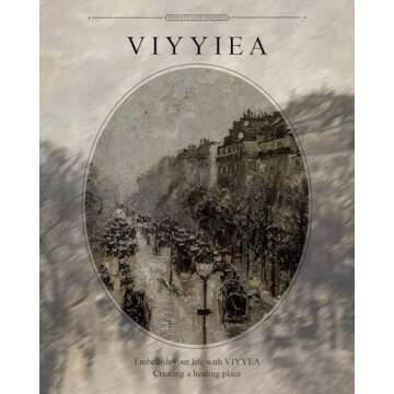 VIYYIEA Gold Framed Wall Art Canvas Print Home Decor for Living Room Classical Cityscape Artwork Wall Decorations Vintage Canvas Prints Parisian Street Bathroom Farmhouse Wall Pictures Office 16x20in