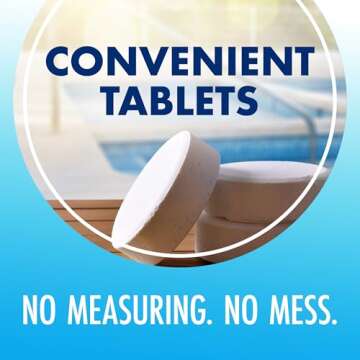 ARM & HAMMER Clear Balance Swimming Pool Alkalinity pH Maintenance Tablets, 1 Pack, 24 Count