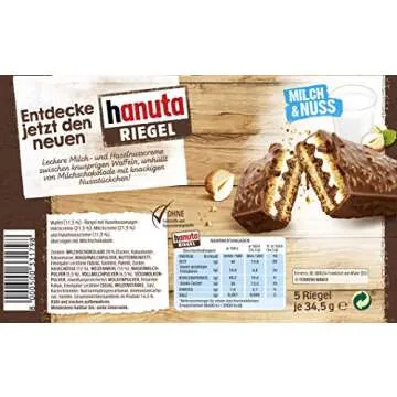 Ferrero Hanuta Riegel Bars Delightful Crunchy Treats