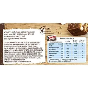 Ferrero Hanuta Riegel Bars Delightful Crunchy Treats