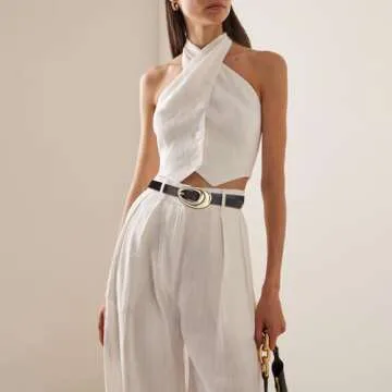 Stylish RISANTRY Genuine Leather Belt with Gold Buckle