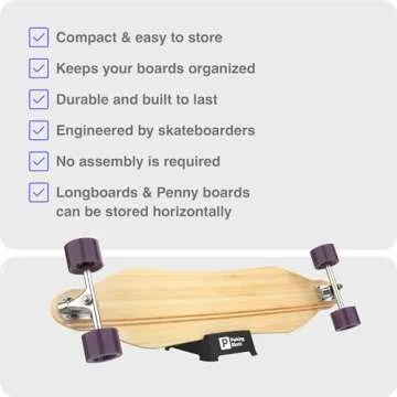 Parking Block Skateboard Holder Space-Saving Stand