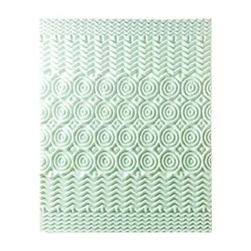 Mellow 4 Inch Green Tea Infused Mattress Topper