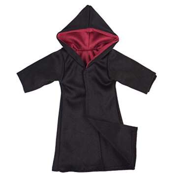 Bili Wizard Christmas Doll Clothes and Accessory Compatible with Elf ( Wizard Robe and Scarf