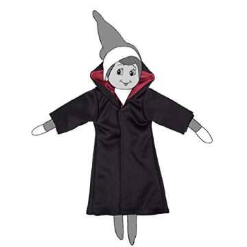 Bili Wizard Christmas Doll Clothes and Accessory Compatible with Elf ( Wizard Robe and Scarf