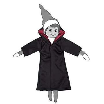 Bili Wizard Christmas Doll Clothes and Accessory Compatible with Elf ( Wizard Robe and Scarf