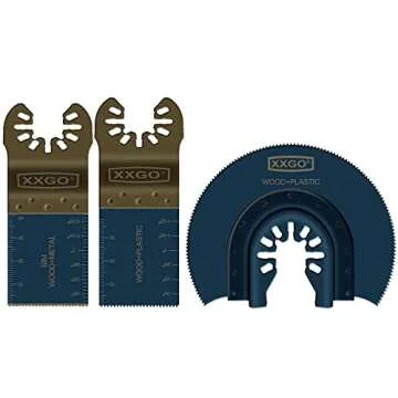 XXGO 25 Pcs Oscillating Tool Accessory Kit for All Tools