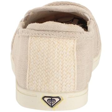 Roxy Women's Minnow VII Eco-Friendly Loafer in Oatmeal
