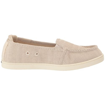 Roxy Women's Minnow VII Eco-Friendly Loafer in Oatmeal