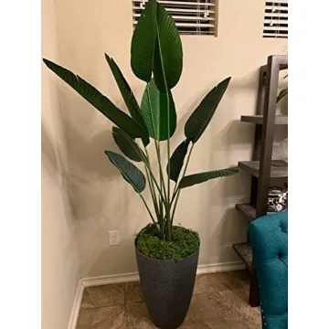 55-Inch Bird of Paradise Artificial Plant, Elegant Faux Decor