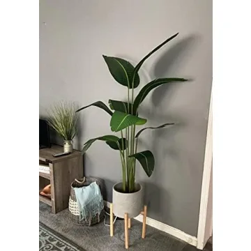 55-Inch Bird of Paradise Artificial Plant, Elegant Faux Decor