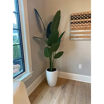 55-Inch Bird of Paradise Artificial Plant, Elegant Faux Decor