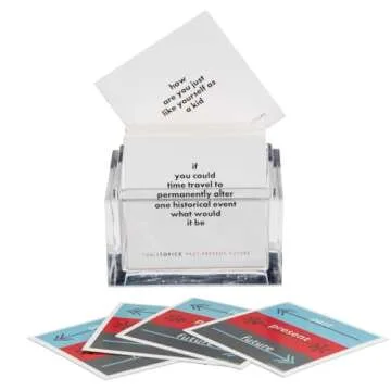 TableTopics Past Present Future - 135 Thought-Provoking Conversation Cards to Talk About the Past, Embrace the Present, and Dream About the Future
