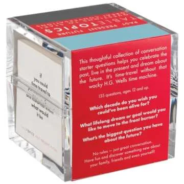 TableTopics Past Present Future - 135 Thought-Provoking Conversation Cards to Talk About the Past, Embrace the Present, and Dream About the Future