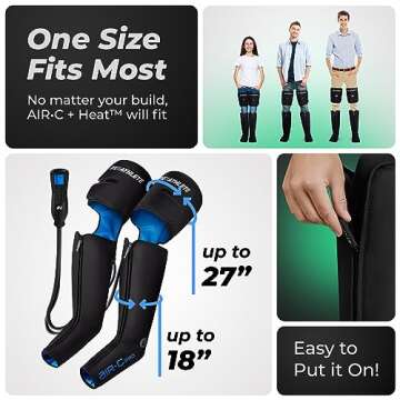 Rechargeable REATHLETE Leg Massager for Athletes